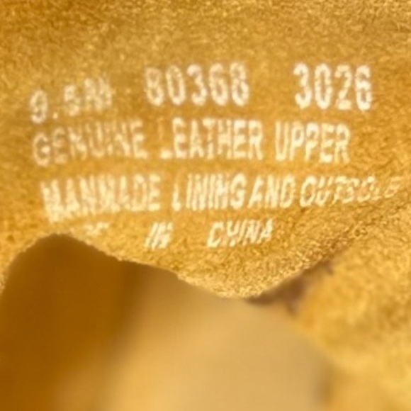 🌻Timberland Wheat Leather Wedge Ankle Booties Womens Size 9.5 - Picture 9 of 13